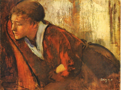 smDegas WomanInRed